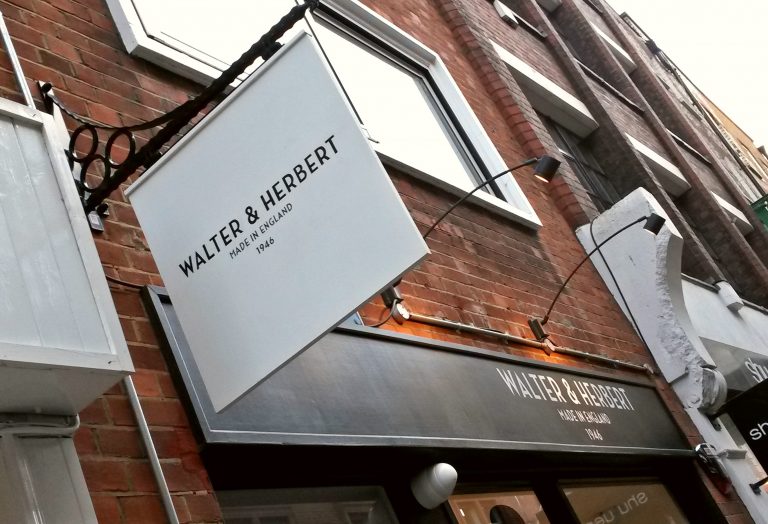 Hanging & projecting retail shop signs hand painted by Traditional ...