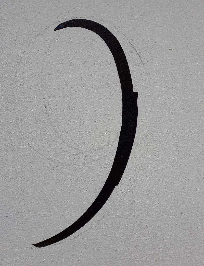 Hand painted property numbers in Brompton London SW10