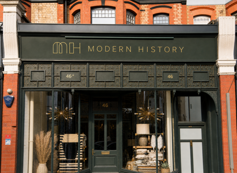 Traditional gilding process used for hand painted signwriting