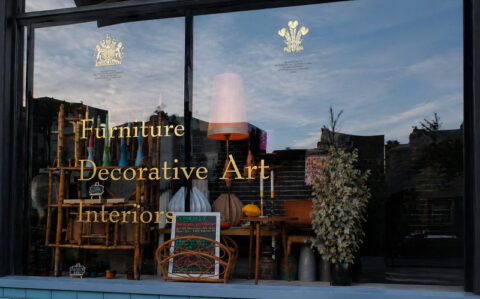 gold leaf window lettering shopfront London