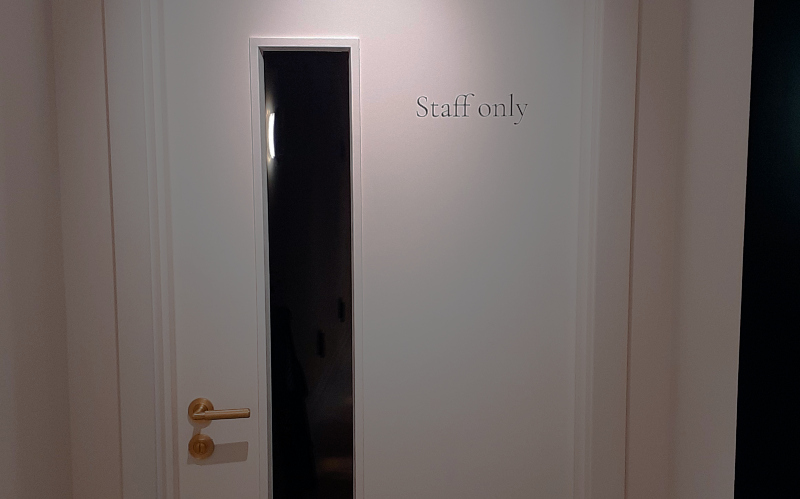 interior door signwriting office London