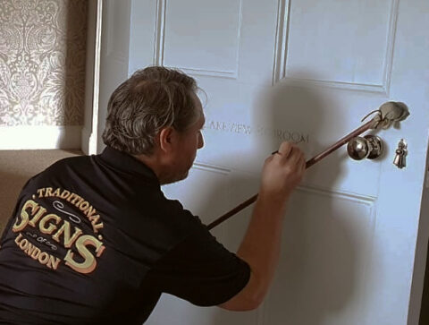 interior signwriting London