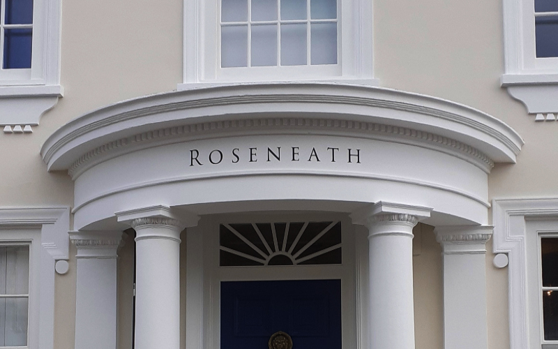 hand painted property name London